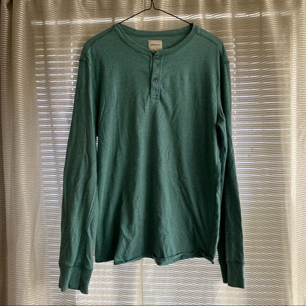 Green men’s g.h. Bass & co. Men’s pullover, soft!
